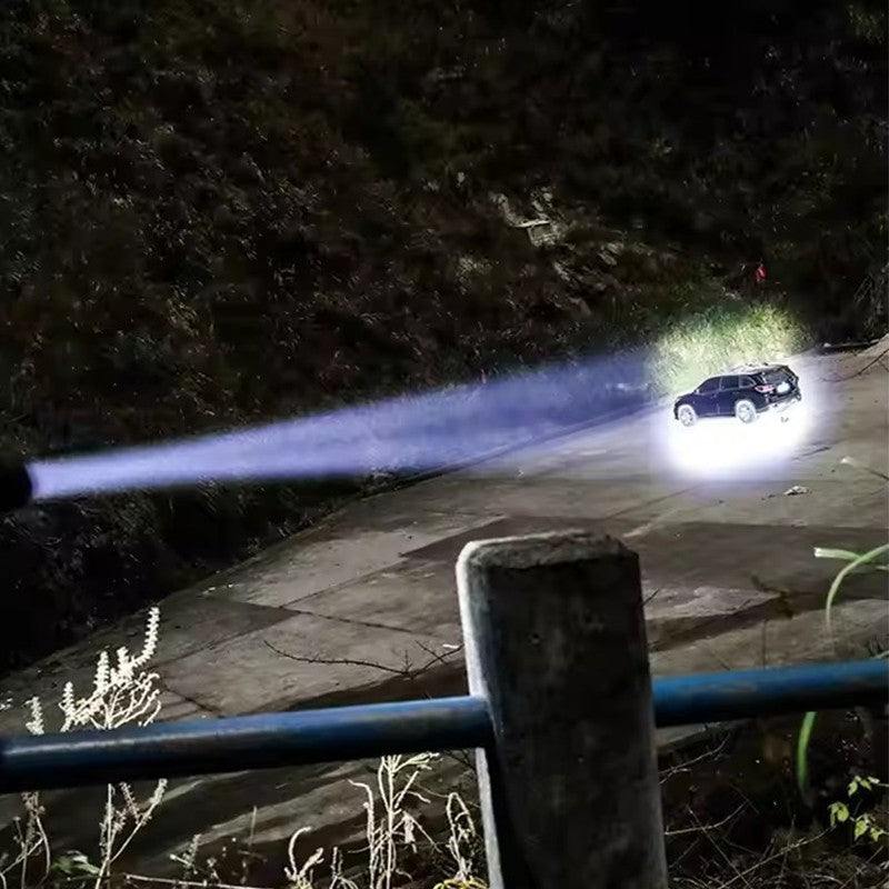 High Power Led Flashlights Long Shot Zoom Super Bright Flashlight Led USB Rechargeable Very Strong Torch Light For Camping