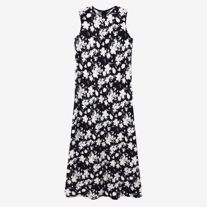 AS 2025 spring summer elegance satin dress + knitted top match set maxi floor le