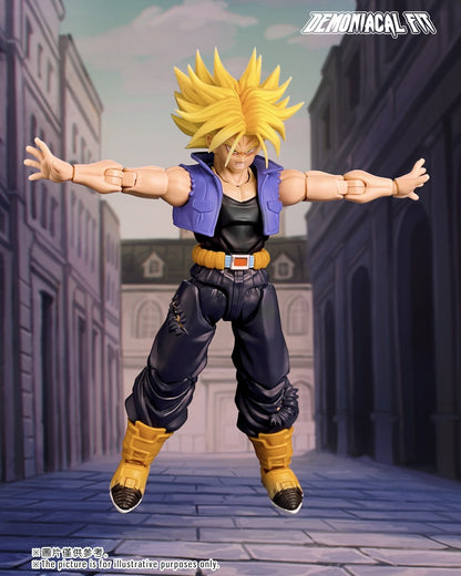 In Stock Demoniacal Fit Dragon Ball Z Shf Super Saiyan Action Figure Trunks The Boy From The Future Son of Tomorrow Figures Toys