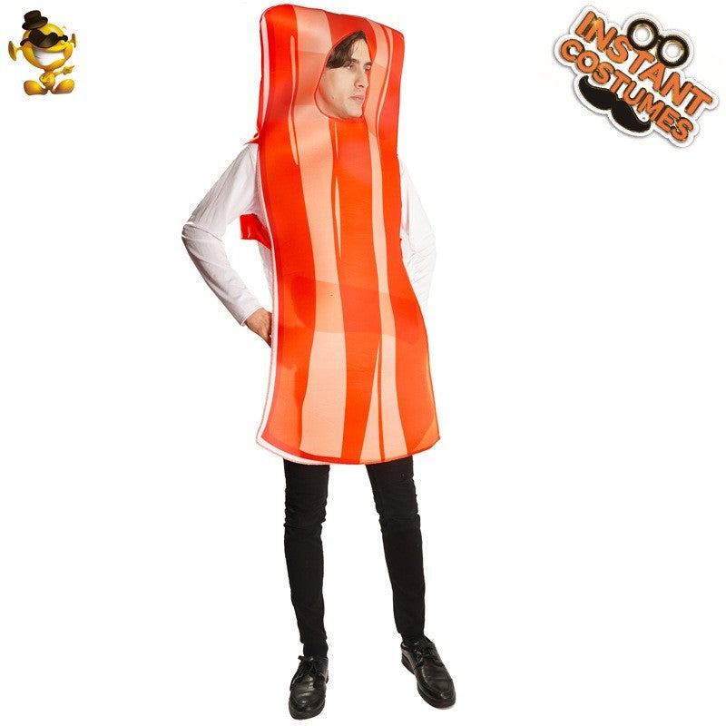 Fun and Funny Halloween Adult Couple's Budget Egg Bacon Party Costumes Funny Food Role-playing Cosplay Costumes