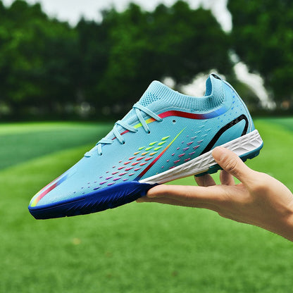 New Men Ultralight Soccer Shoes TF/FG Professional Football Boots Unisex Non-Slip Training Soccer Cleats Outdoor Field Chuteira