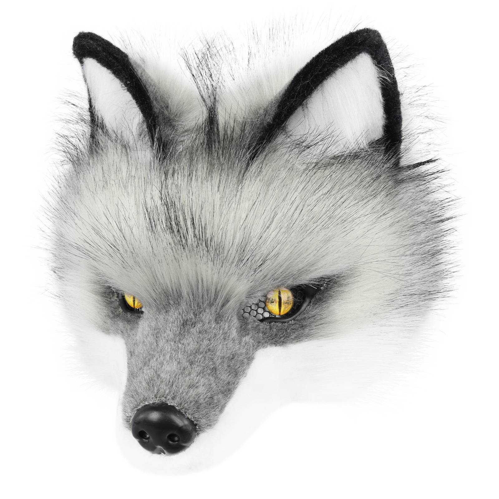 Wolf Mask Half Face Animal Dog Fox Werewolf Masks for Halloween Party Cosplay Costume Props