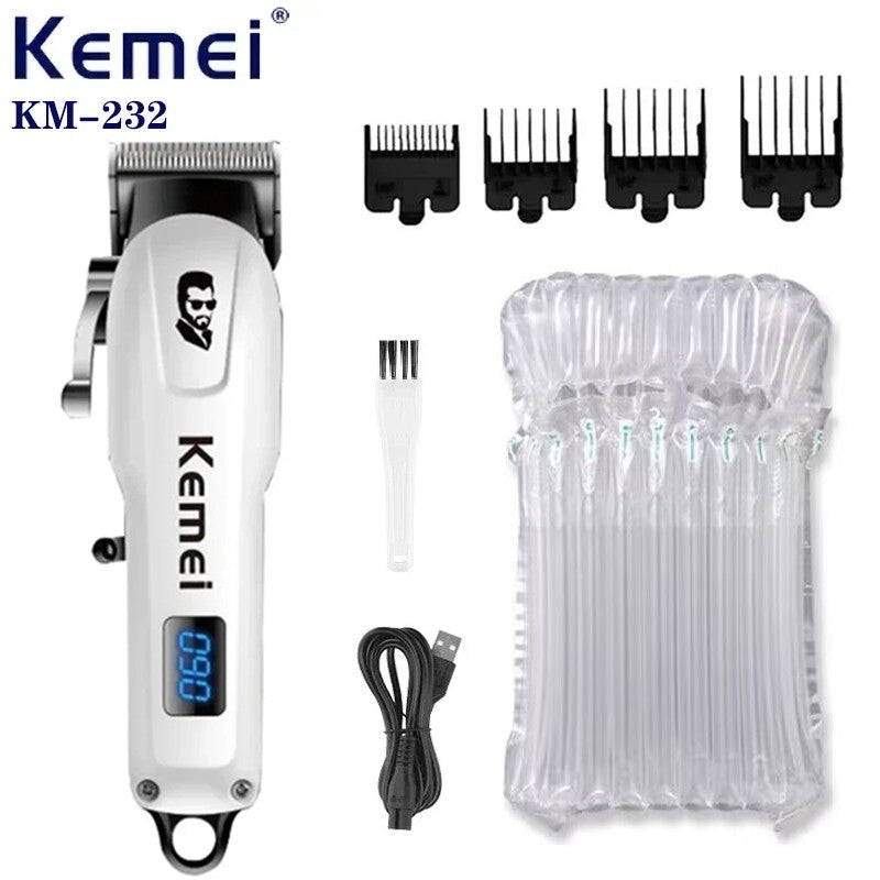 Kemei 232 Mini Electric Hair Clipper Small Hair Cutting Machine for Men Hair Trimmer Professional Haircut Rechargeable
