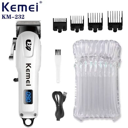 Kemei 232 Mini Electric Hair Clipper Small Hair Cutting Machine for Men Hair Trimmer Professional Haircut Rechargeable