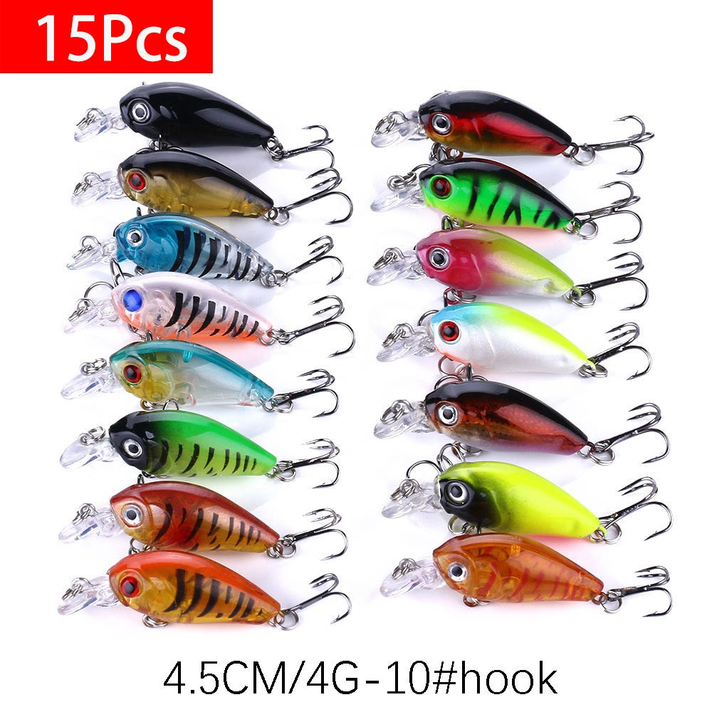 Kit de Iscas Artificiais para Pesca - Crankbait, Minnow, Popper, Pencil, Swimbait, Wobblers e Bionic Crank - Terno de Pesca