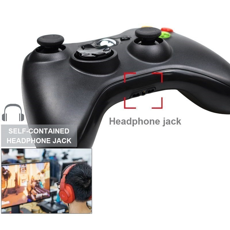 For Xbox 360 Wired Game Controller USB Wired Joystic Gamepad for Microsoft Xbox 360, PC Windows 7,8,10 with Dual-Vibration Turbo