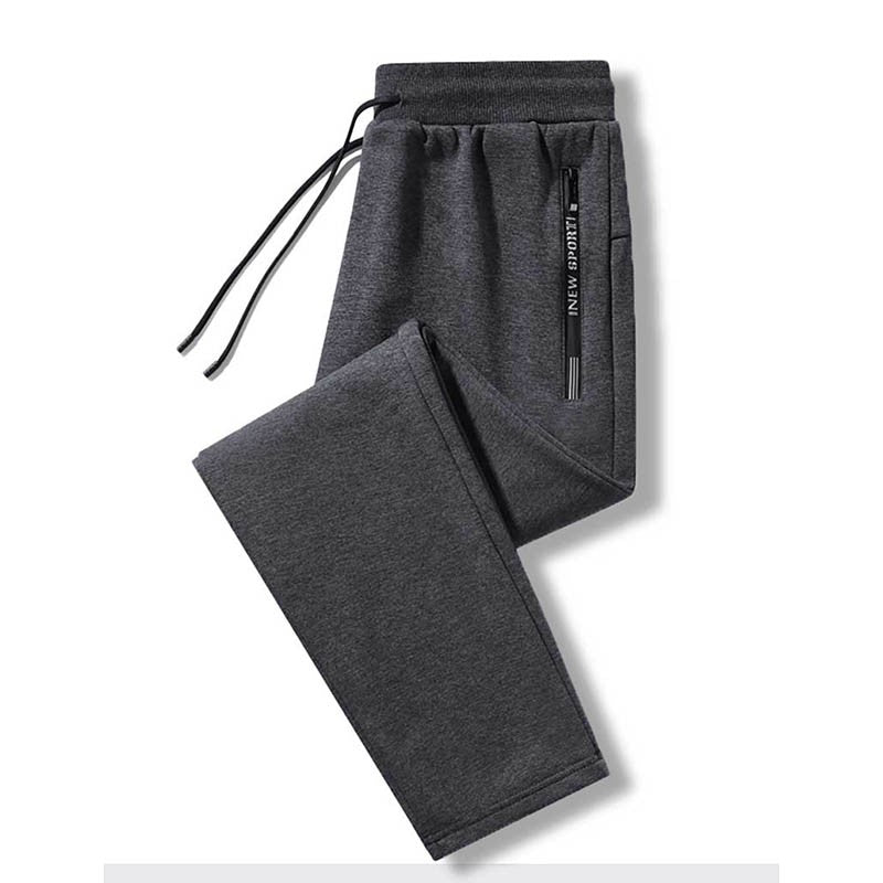 Calça casual masculina primavera e outono nova solta reta calça comprida calça jogger esportiva da moda