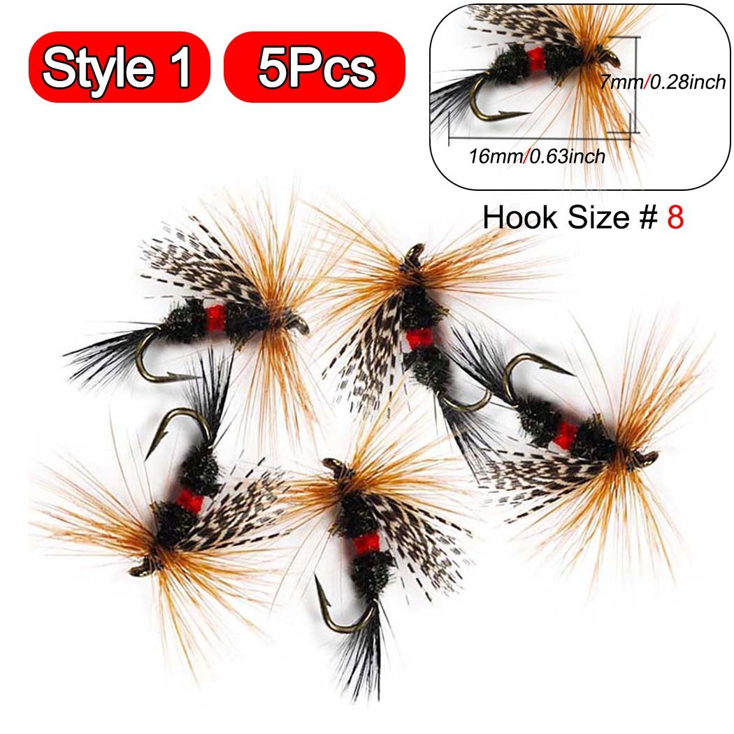 5 Peças Latão Beadhead Pavão Herl Buzzer Fly Isca de Pesca no Gelo Jig Ninfas Larvas para Pesca de Truta Perca Bluegill