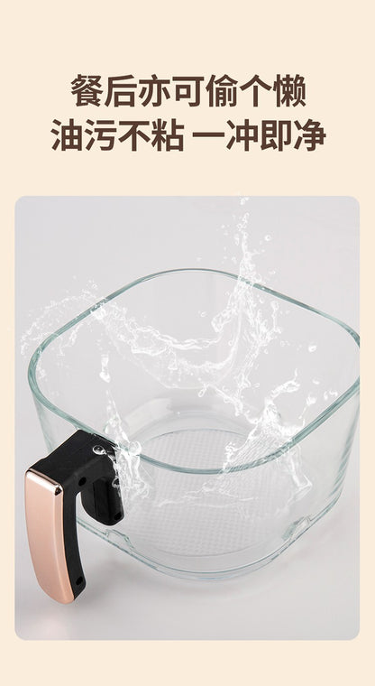 8L Air fryer new smart oven household touch transparent and visual automatic oil-free electric fryer Kitchen appliances