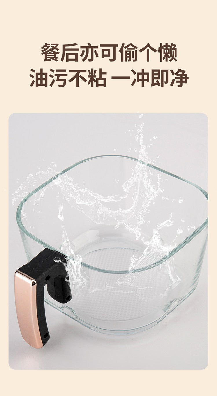 8L Air fryer new smart oven household touch transparent and visual automatic oil-free electric fryer Kitchen appliances