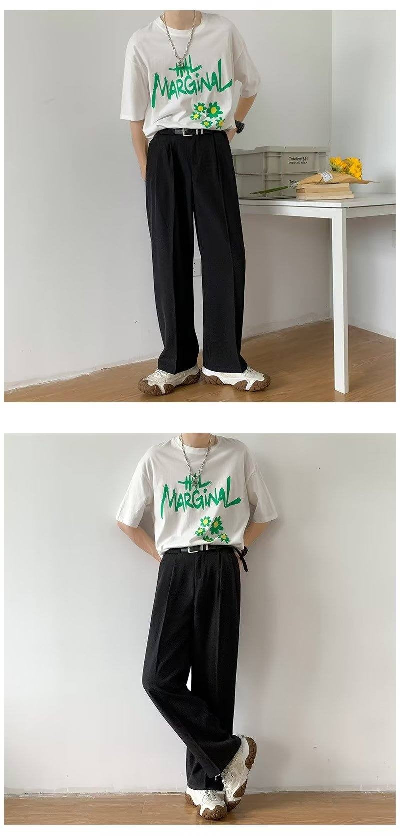 Brown Black Suit Pants Men Slim Fit Fashion Social Mens Dress Pants Korean Casual Straight Pants Mens Office Formal Trousers