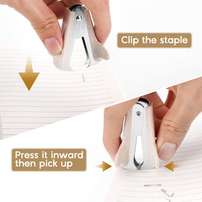 EAGLE Staple Remover Nail Puller Easy-to-Use Office Tool Portable Mini Office Quick Staple Extraction For School Office Home