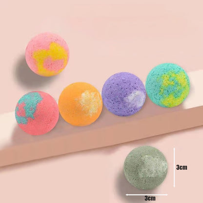 12pcs Organic Bath Bombs Gift Natural Mini Handmade Bathing Foot Spa Bomb Rich Essential Oils For Moisturizing Dry Skin Relaxing