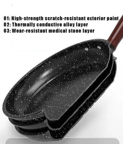 30cm Frying Pan Wok Pan Non-Stick Pan With Cover Household Kitchen Utensils Induction Gas Stove Universal Pot Steak Pancake Pan