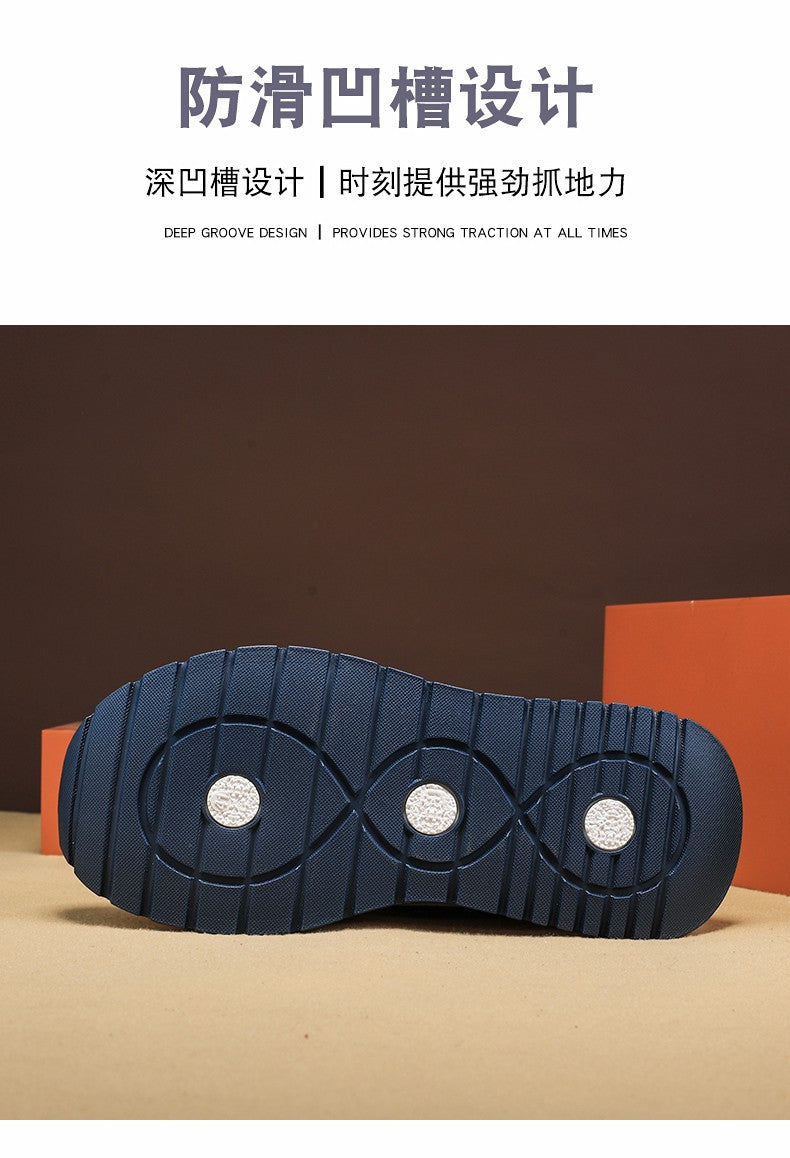 PARZIVAL Men Sneakers Casual Shoes Fashion Outdoor Sports Shoes Runner Tenis Trainer Leather Running Shoes Breathable Men Shoes