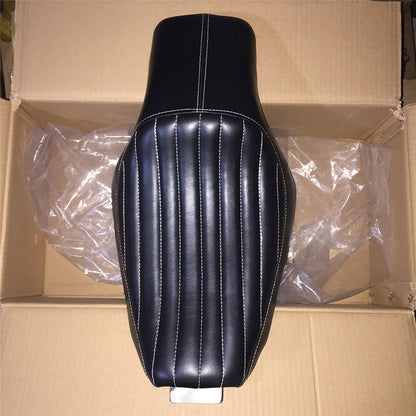 Assento de Couro Sintético (PU) de Motocicleta para Piloto e Garupa Dianteiro Traseiro para Harley Sportster XL Iron 883 1200 48 Forty-Eight 2004-2015 16