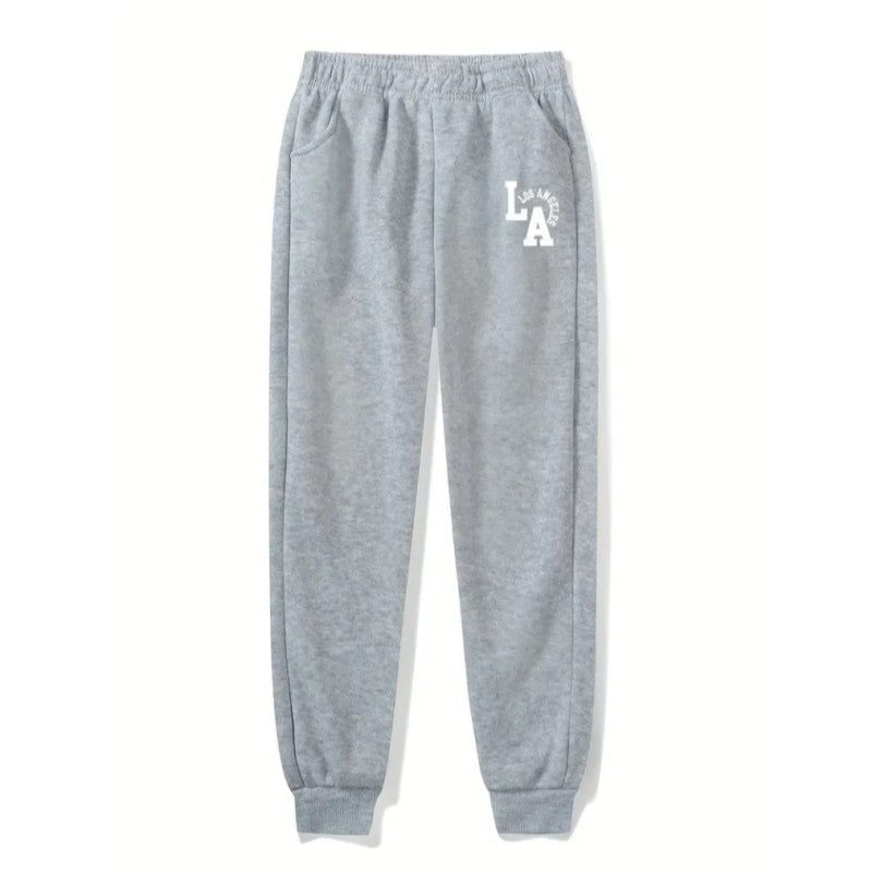 Sweatpants Mens Casual Cotton Mens Joggers Tracksuit Bottoms Men with Loose fit Gym “Los Angeles” Printed