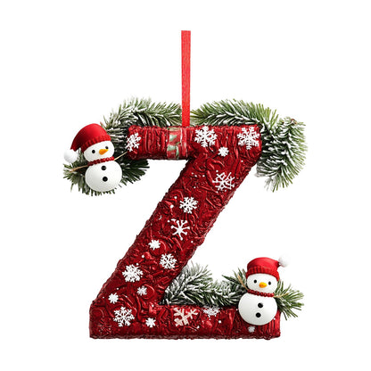 26 Letter Christmas Tree Hanging Personalized Christmas Letter Decoration Holiday Ornaments Christmas Tree Ornaments 2025