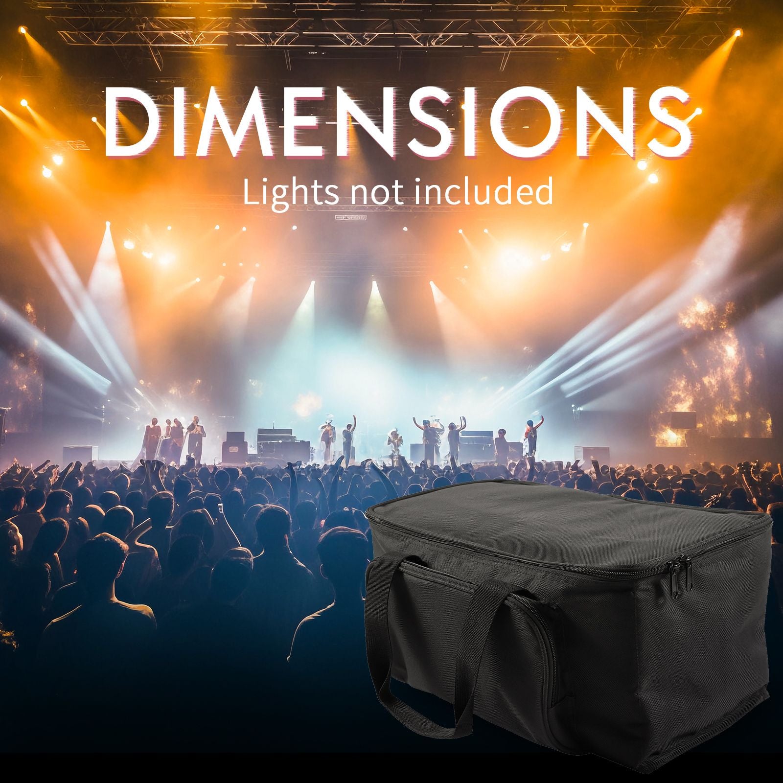 Datewink 4PCS 36LEDs Flat Par Lights With Bag RGB Stage Lighting Effect DMX512 For DJ Disco Wedding Party Nightclub Christmas