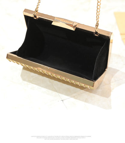 pink Women Evening Bag Black/Silver Wedding Party Bags Diamond Rhinestone Clutches Crystal Bling Gold ladies Clutch Bags Purses