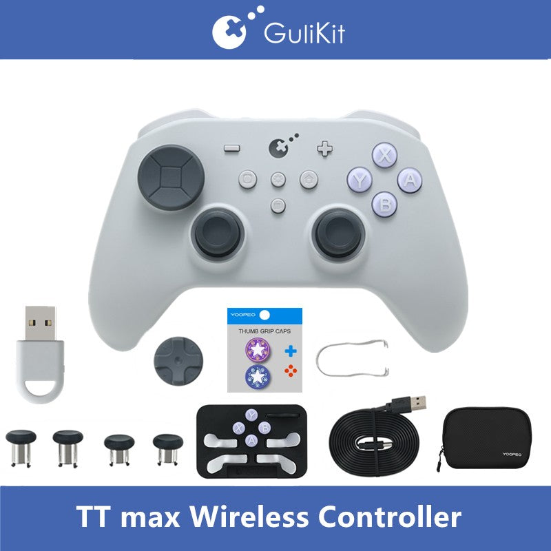 GuliKit Gamepad TT Max/Pro Wireless Controller with TMR Joysticks & Triggers Gamepad for Windows /Nintendo Switch Android iOS