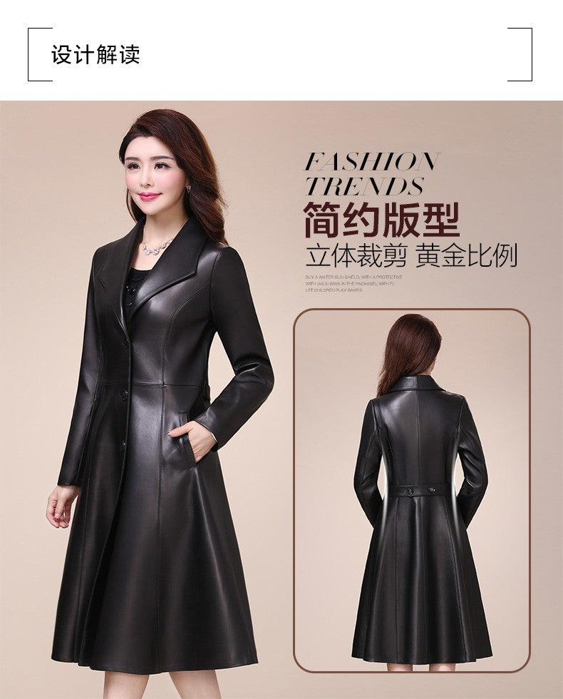 Mauroicardi Spring Autumn Fitted Soft Black Pu Leather Blazer Jacket Women Single Breasted Elegant Luxury Designer Clothes 2025