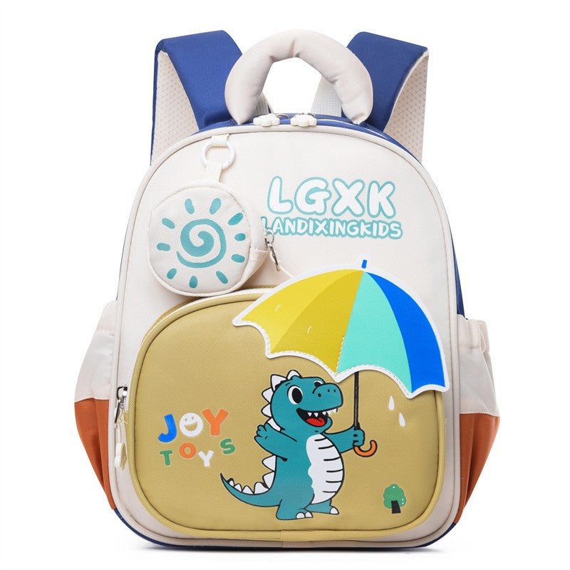 Mochila Infantil Dinossauro Nova Jardim de Infância Casual Bonito Moda Mochila Meninos Meninas Presente de Aniversário de Férias Adequado para Pré-escola