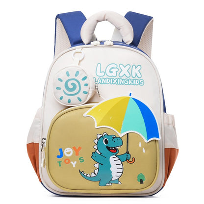 Mochila Infantil Dinossauro Nova Jardim de Infância Casual Bonito Moda Mochila Meninos Meninas Presente de Aniversário de Férias Adequado para Pré-escola