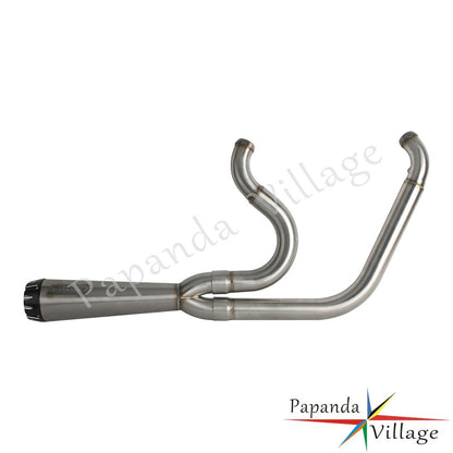 Motorcycle Full Exhaust Pipe Exhausts System Mufflers For Harley Dyna Wide Super Glide Fat Street Bob Low Rider FXDF 2006-2017