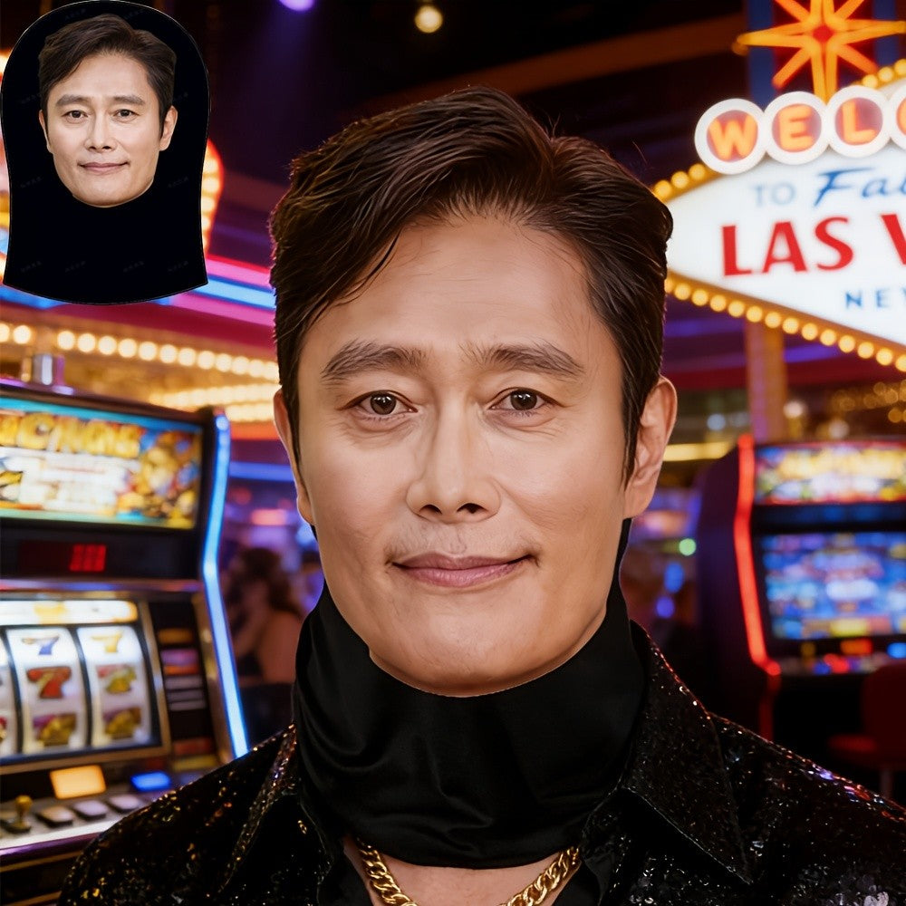 Korean Star Cosplay Party Mask Headgear 1pc, Breathable Equipment for Going Out To Be Funny, Washable and Reusable