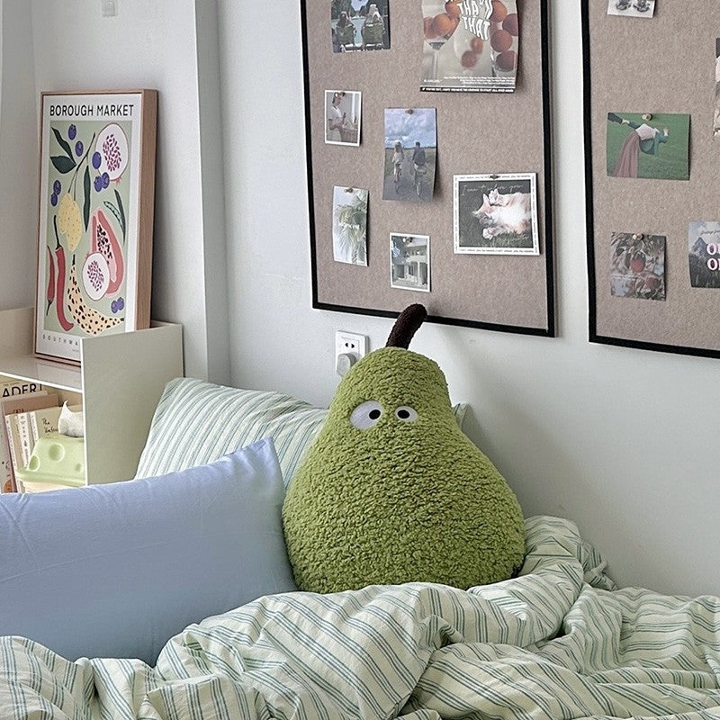 Big Duck Pear Pillow, Sofa Cushion, Girl Bedroom, Bed, Cute Plush Doll, Christmas Birthday Gift