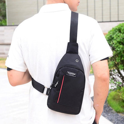 Men Small Casual Multifunctional Shoulder Bag Crossbody Bag On Shoulder Portable Travel Sling Bag Pack Messenger Pack Chest Bag