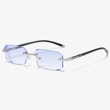 Finished Frameless Myopia Glasses For Men And Women With Ultra-light Edge Cutting Glasses Frame Myopia Glasses XTP191