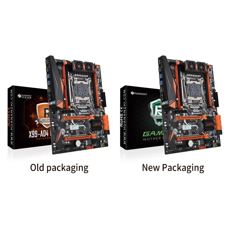 Placa-mãe HUANANZHI X99 AD4 LGA 2011-3 XEON X99 suporta Intel E5 2640 2666 2670 2678 2696 V3 V4 DDR4 RECC NON-ECC NVME SATA