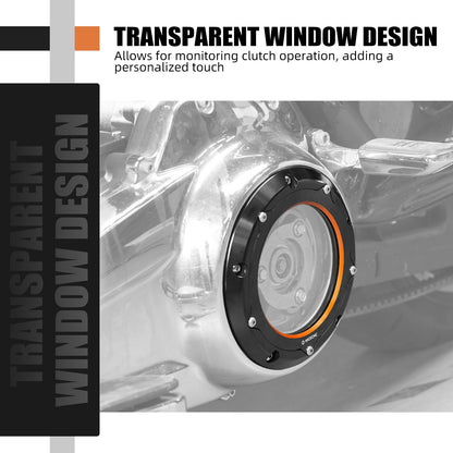 Para Harley Street Glide FLHX 2016-2025 Tampa da Embreagem Derby Power Plate Road Glide FLTRX FLTRXS Road King FLHR Electra Glide FLHT