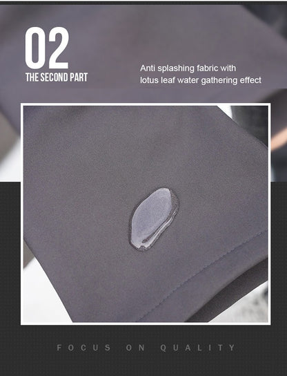 TRVLWEGO Winter Men Camping Hiking Pants Tactic Travel Soft Shell Warm Waterproof Fleece Windproof Outdoor Trekking Trousers