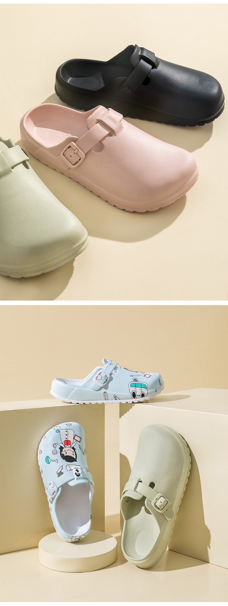 Surgical shoes for men and women breathable specialized protective clogs for doctors nurses and laboratory use sandals