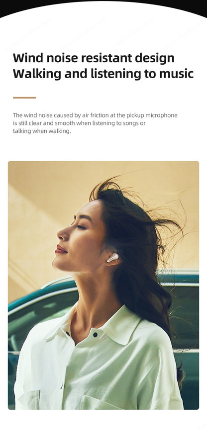 Lenovo LP5 Wireless Bluetooth Earbuds Stereo HiFi Music Earphones Headphones Sports Waterproof TWS Headset With Mic Earbuds New