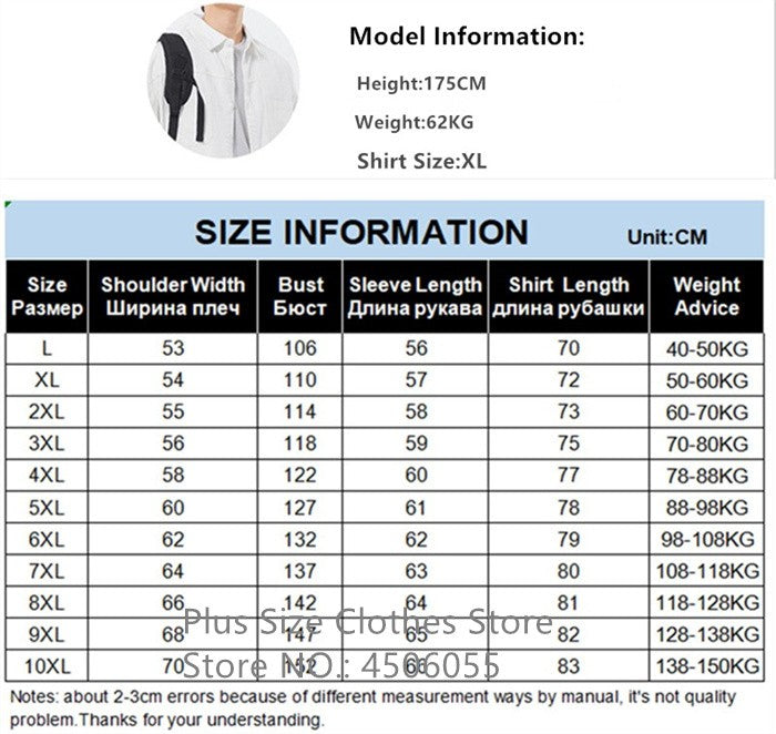Loose Casual Boys Shirts Outdoor Long Sleeve Army Green Cotton 7XL 8XL 9XL 10XL 150KG Plus Size Cargo Blouses Black Men Clothes
