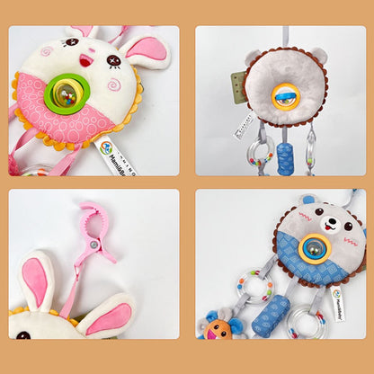 Hanging Rattles Toys Car Seat Toys for Babies 0-6 Months Newborn Crib Toys Sensory Soft Stuff Baby Stroller Toys for 0 12 Months