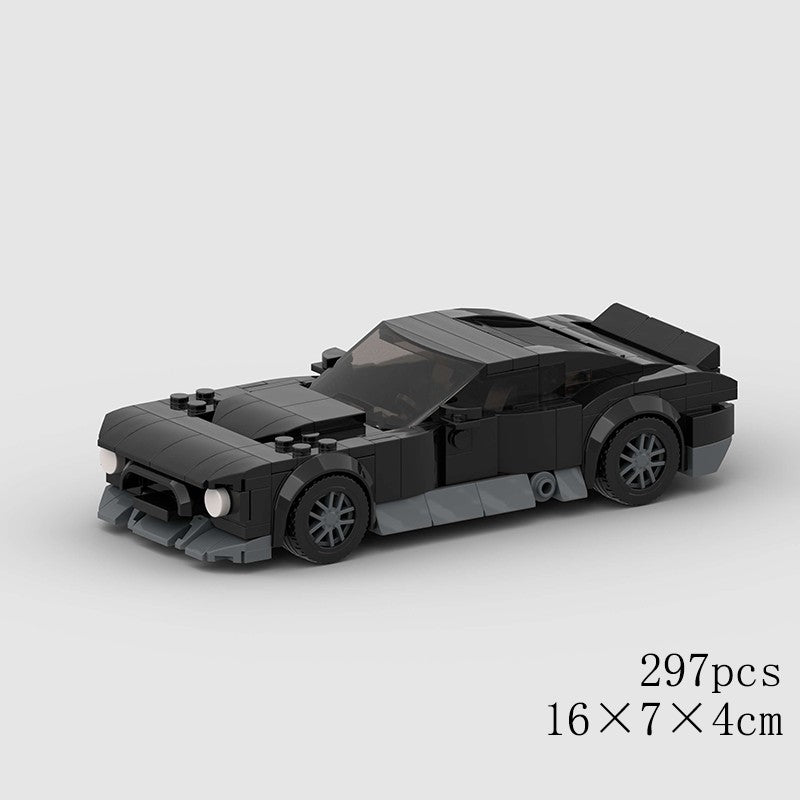 MOC Speed Sports Super Carro de Corrida Blocos de Montar DIY Tijolos Cidade Rally Técnico Grande Veículo de Corrida Presente de Natal Brinquedo