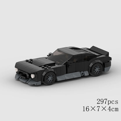 MOC Speed Sports Super Carro de Corrida Blocos de Montar DIY Tijolos Cidade Rally Técnico Grande Veículo de Corrida Presente de Natal Brinquedo
