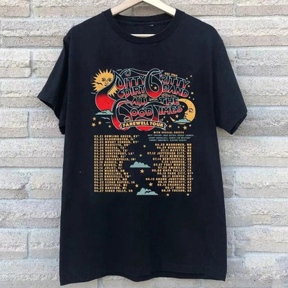 Nitty Gritty Dirt Band The Farewell Tour 2024 T shirt size S 5XL