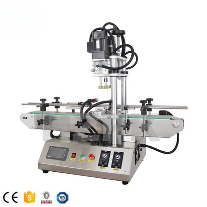 Table Top Shampoo Glass Plastic Bottle Liquid Automatic Filling and Capping Machine Mineral Water Production Line