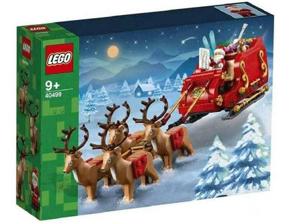 LEGO 40499 Trenó de Rena do Papai Noel para Meninos e Meninas - Brinquedo de Construção Educacional de Blocos de Montar Presente de Natal