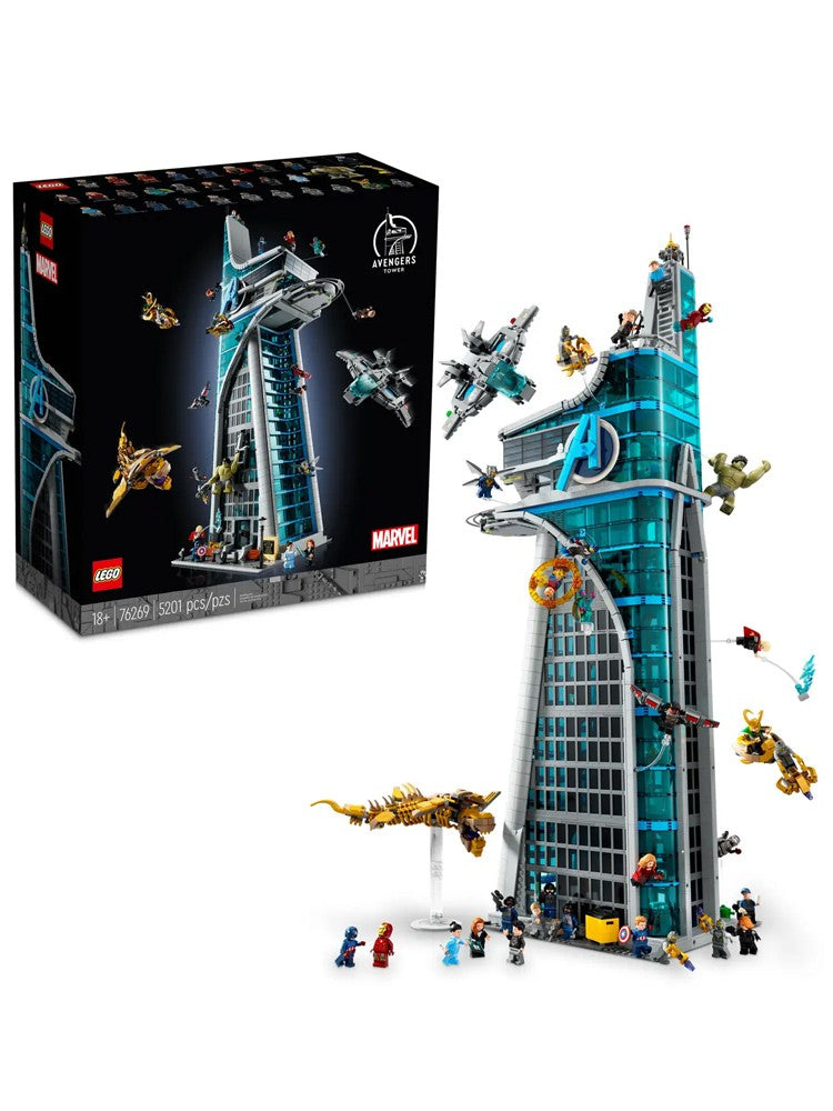LEGO 76269 Vingadores blocos de construção de quebra-cabeça para meninos e meninas, presentes de brinquedo infantis