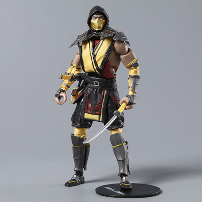 Scorpion Sub-Zero Mortal Kombat Boneco Articulado de 18 cm