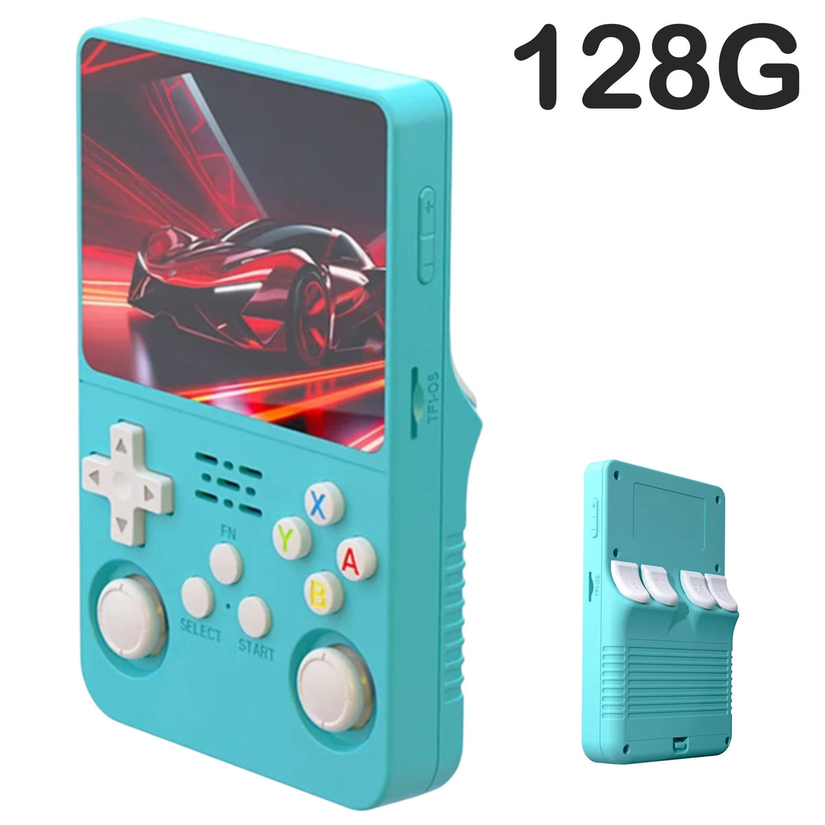 R36S Original Retro Handheld Game Player Arkos System 3.5" IPS Screen Portable 64/128GB Hall Effect Emulator Wireless Gamepad