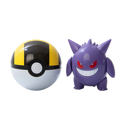 Sobre Pokémon Anime Figura Charizard Pikachu Gyarados Pocket Monster Figura Pokebola Brinquedo de Ação de Deformação Modelo Presente Infantil