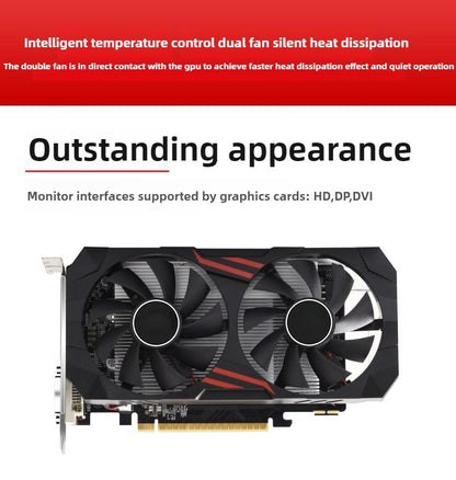 Placa de Vídeo para Jogos GTX 1050 Ti 4GB GDDR5 128Bit PCIe 3.0, HDMI/DP/DVI, DirectX 12 para Jogos em 1080p e Multitarefas